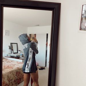 pink windbreaker